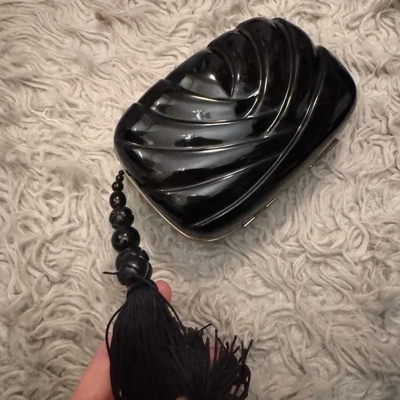 Rafael Sanchez Elegant Black Clutch Bag - Picture 5 of 5